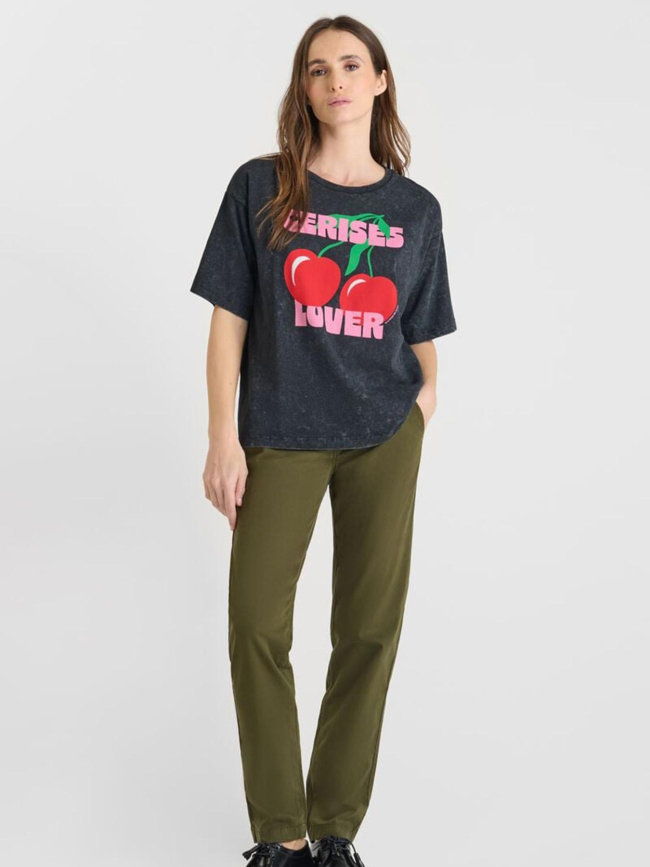 T-shirt spearsgi noir fille - Le Temps Des Cerises