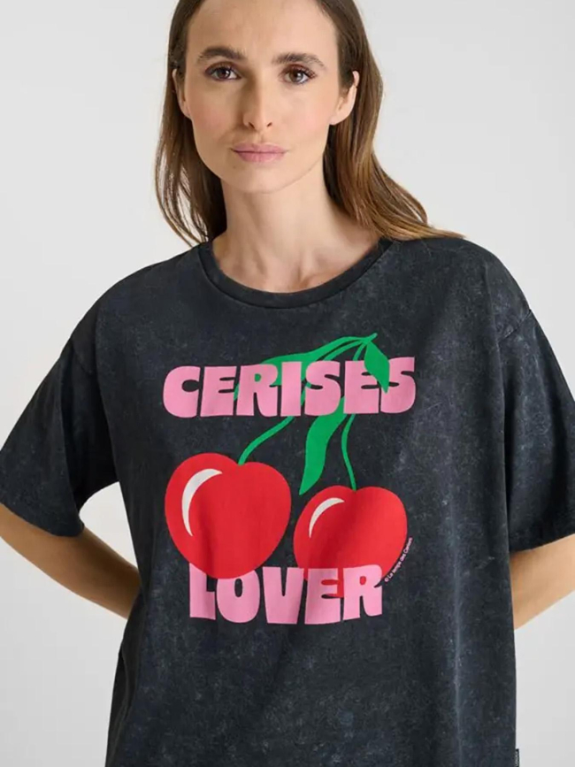 T-shirt spearsgi noir fille - Le Temps Des Cerises