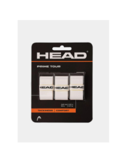 Pack de 3 surgrips prime tour blanc - Head