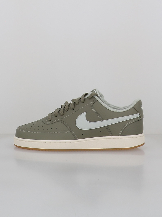 Baskets court vision kaki gris homme - Nike