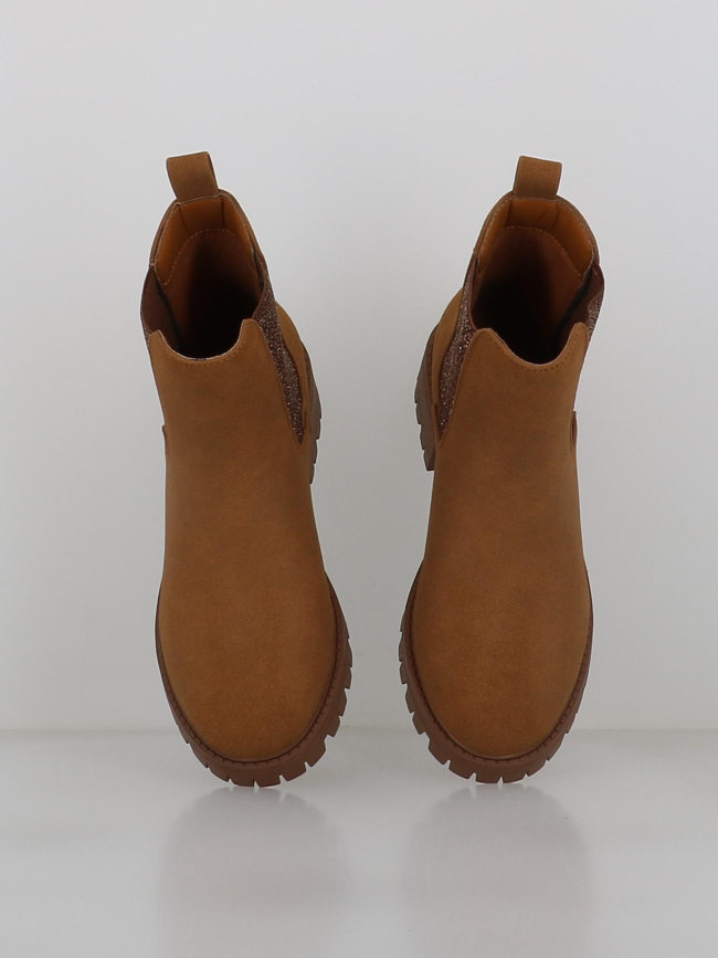 Boots zoe marron femme - Only