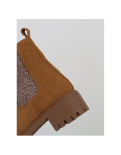 Boots zoe marron femme - Only