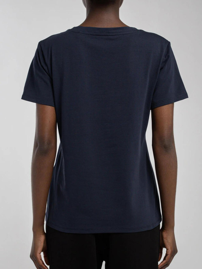 T-shirt ribelle bleu marine fille - Teddy Smith