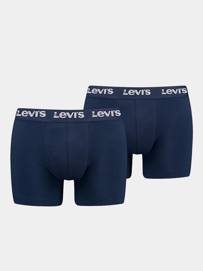 Pack 2 boxers repeat logo bleu marine homme - Levi's