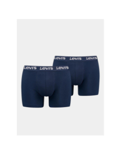Pack 2 boxers repeat logo bleu marine homme - Levi's