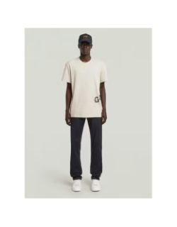 T-shirt sprayed beige homme - G Star