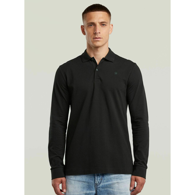 Polo slim dunda noir homme - G Star