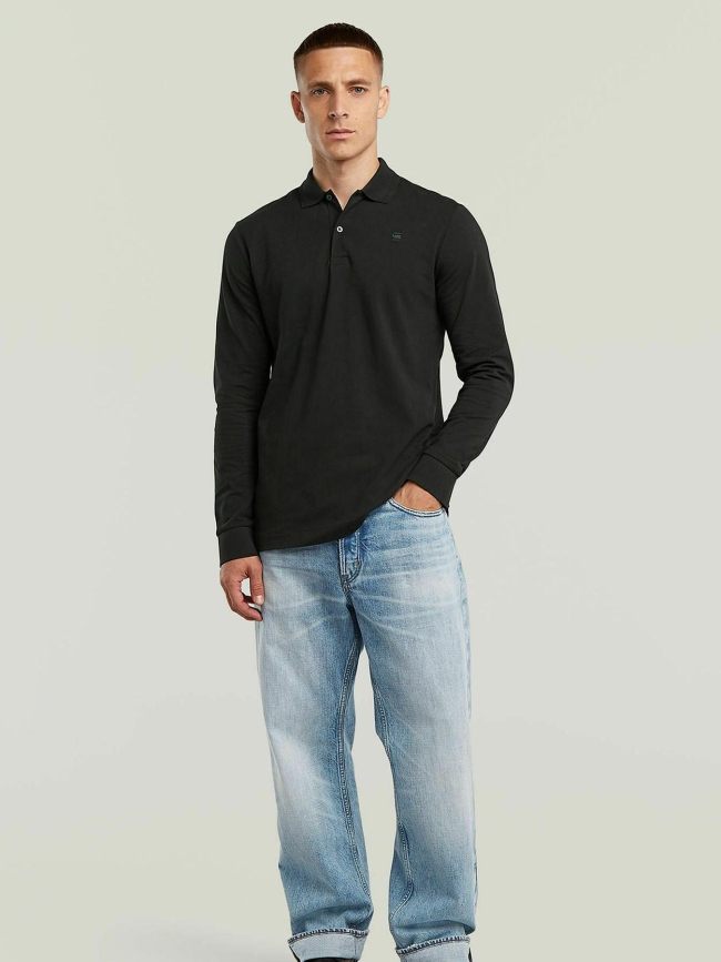 Polo slim dunda noir homme - G Star