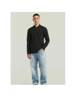 Polo slim dunda noir homme - G Star