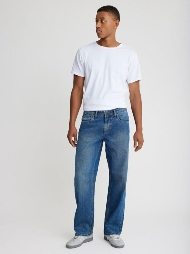 Jean loose flake bleu homme - Blend