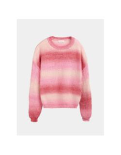 Pull laine dégradé stripy rose femme - Teddy Smith