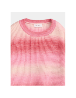 Pull laine dégradé stripy rose femme - Teddy Smith