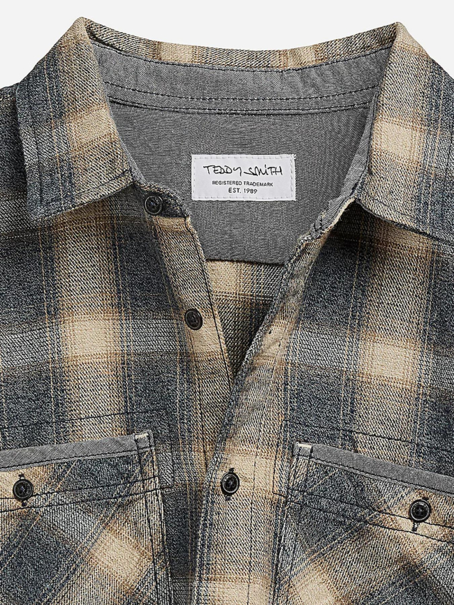 Chemise trent bleu marine homme - Teddy Smith