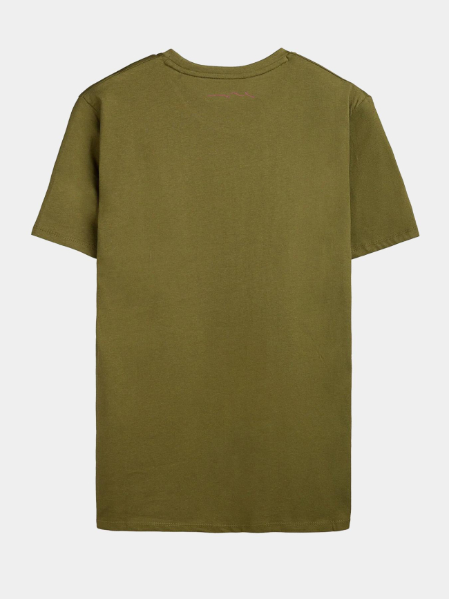 T-shirt col rond the tee 1 vert homme - Teddy Smith