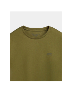 T-shirt col rond the tee 1 vert homme - Teddy Smith