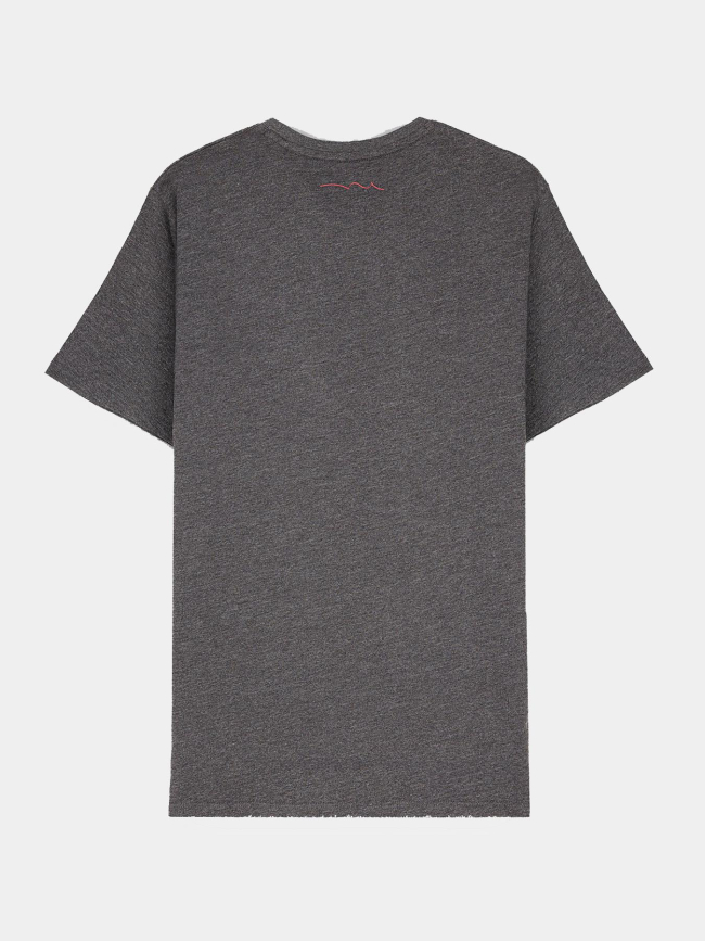 T-shirt the tee 1 mélange gris anthracite homme - Teddy Smith