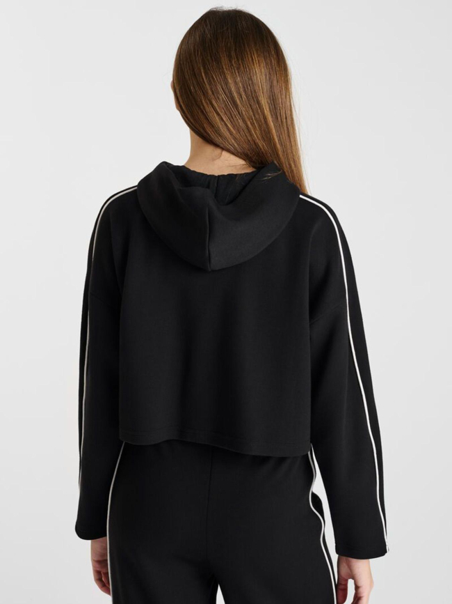 Sweat zippé fripigi noir fille - Le Temps Des Cerises