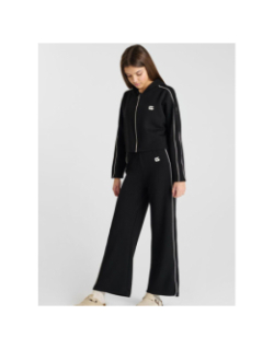 Sweat zippé fripigi noir fille - Le Temps Des Cerises