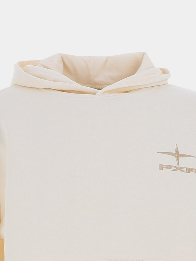 Sweat à capuche polaris beige femme - Project X Paris