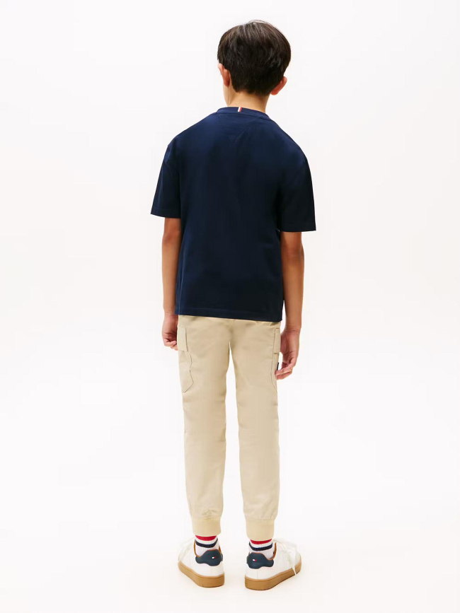 T-shirt flag archive bleu marine enfant - Tommy Hilfiger