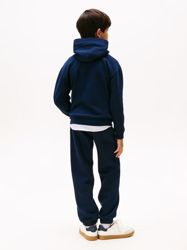 Sweat à capuche flag bleu marine garçon - Tommy Hilfiger