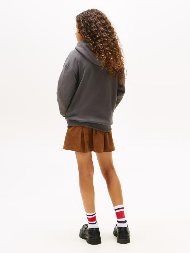 Sweat à capuche mini corporate gris enfant - Tommy Hilfiger