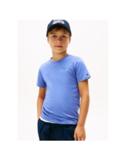 T-shirt mini corporate bleu garçon - Tommy Hilfiger