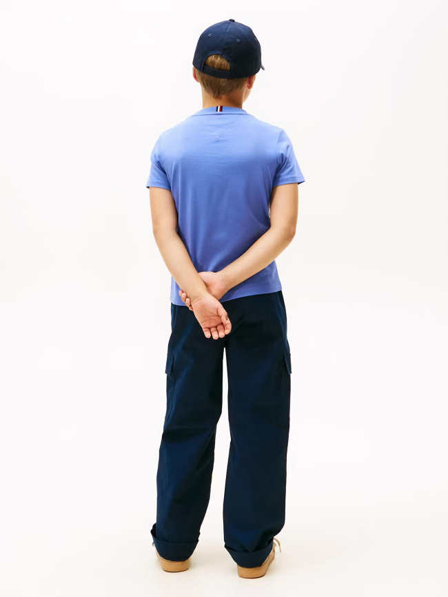 T-shirt mini corporate bleu garçon - Tommy Hilfiger