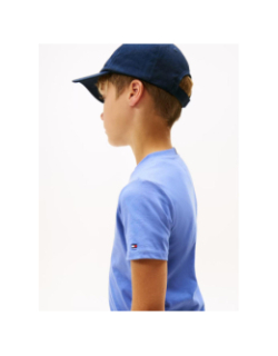 T-shirt mini corporate bleu garçon - Tommy Hilfiger