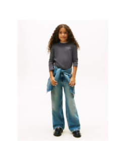 T-shirt mini corporate gris garçon - Tommy Hilfiger