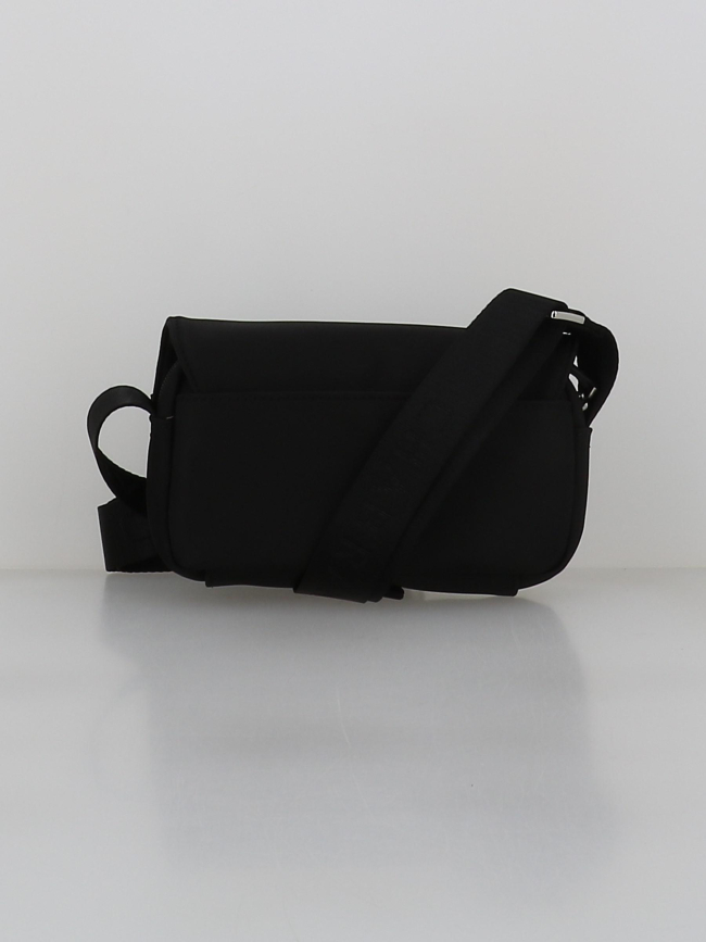 Sac bandoulière reporter en tissu noir homme - Chabrand