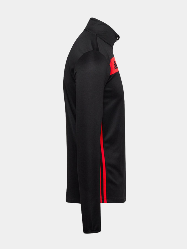 Haut d'entrainement de football tiro noir et rouge enfant - Adidas