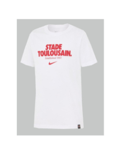 T-shirt stade toulousain blanc enfant - Nike
