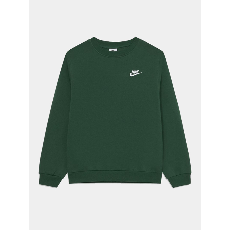 Sweat nsw club crew vert enfant - Nike