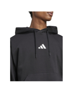 Sweat à capuche logo feelcozy noir garçon - Adidas
