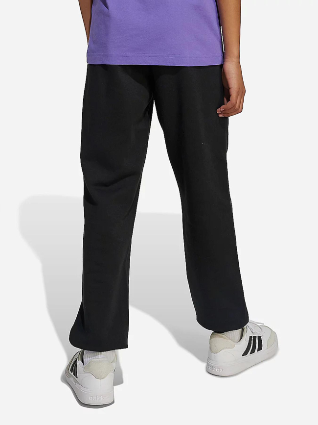 Jogging fleece sportswear noir garçon - Adidas