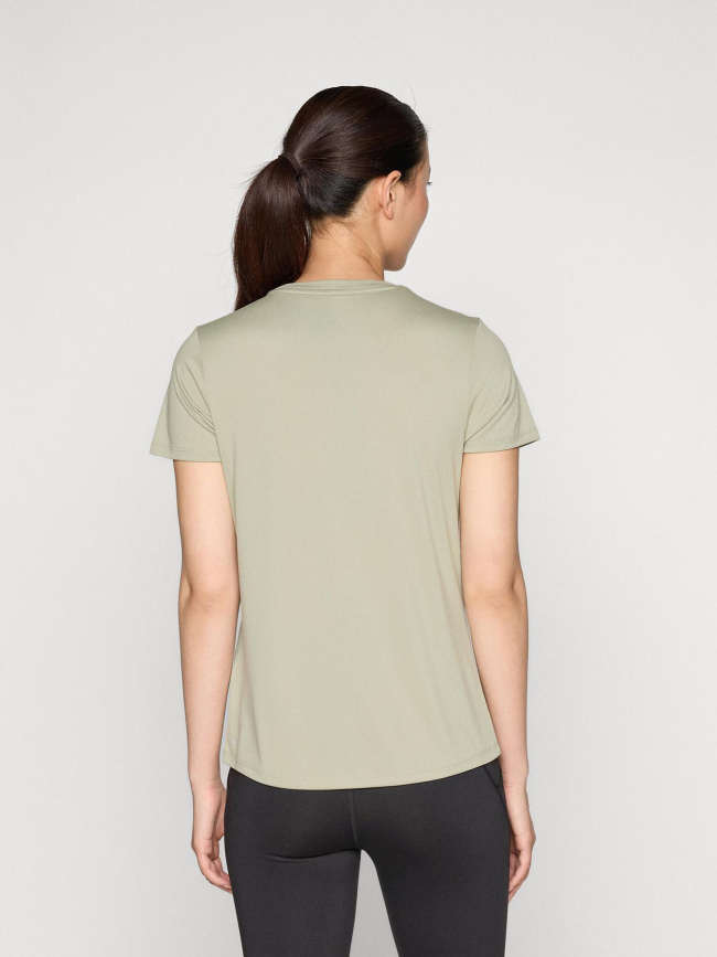 T-shirt de sport uni logo tad essential vert femme - Puma