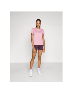 T-shirt de sport uni logo tad essential rose femme - Puma