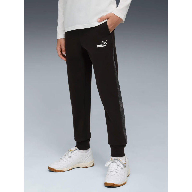 Jogging essential camo noir enfant - Puma