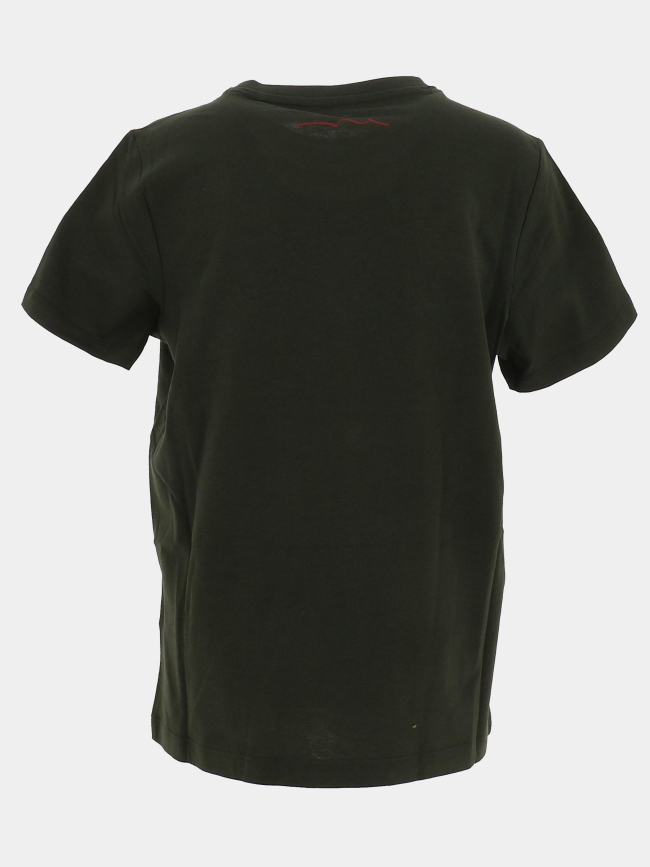 T-shirt logo evan kaki foncé garçon - Teddy Smith