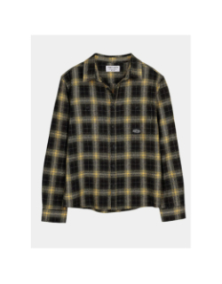 Chemise à carreaux antho noir jaune garçon - Teddy Smith