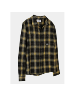 Chemise à carreaux antho noir jaune garçon - Teddy Smith