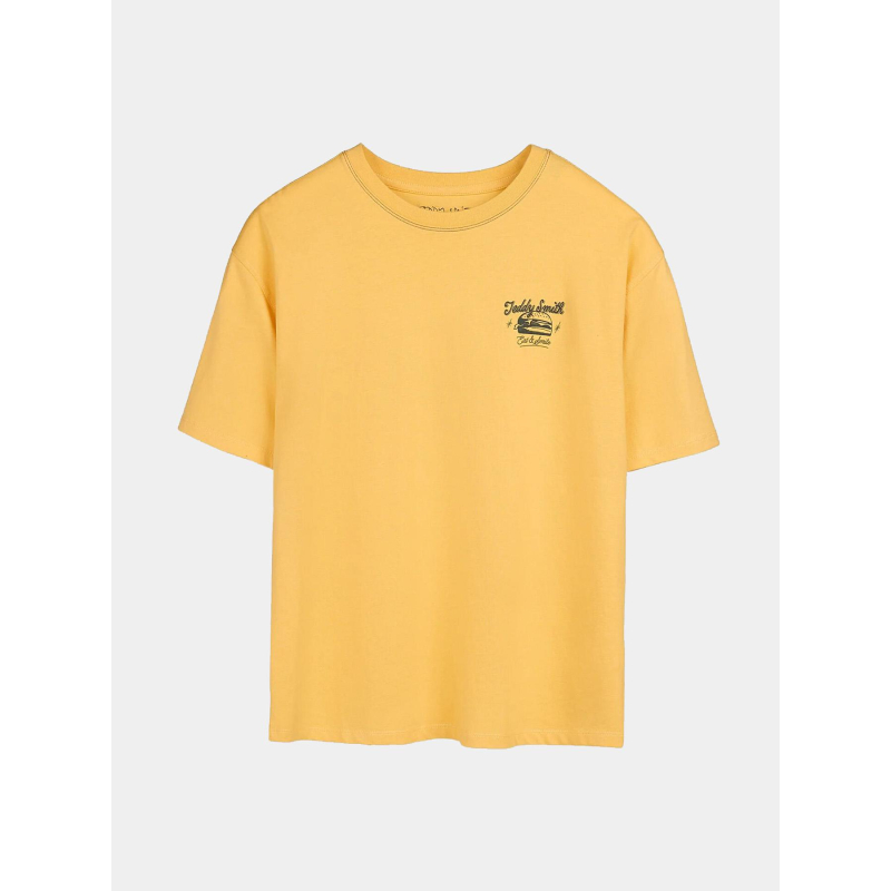 T-shirt dinner jaune garçon - Teddy Smith