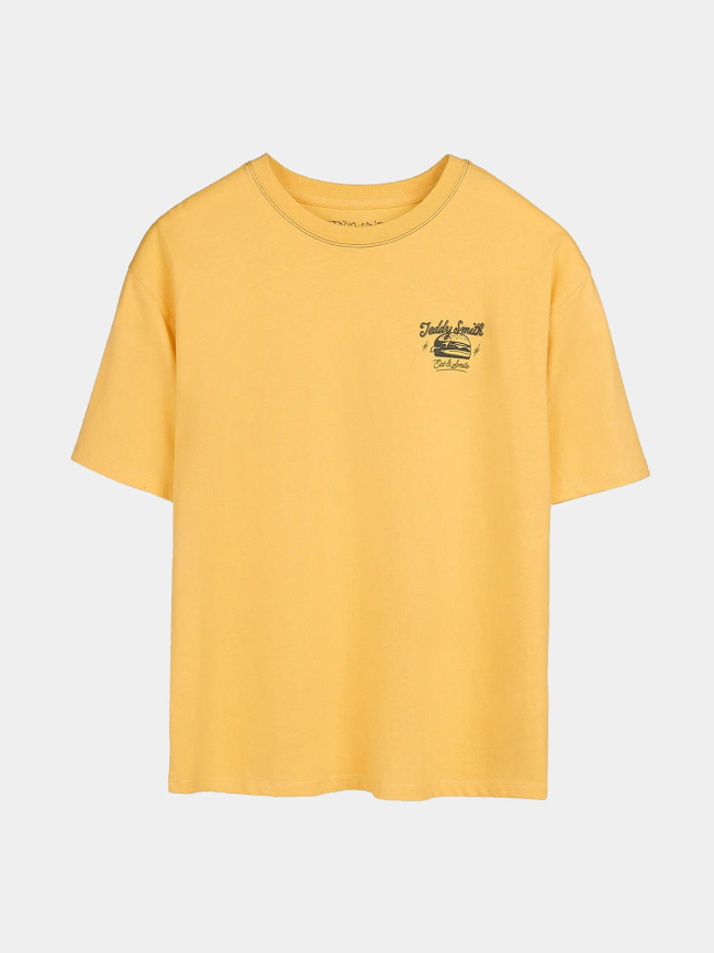 T-shirt dinner jaune garçon - Teddy Smith