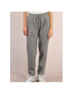 Pantalon droit à chevrons gris noir femme - Molly Bracken