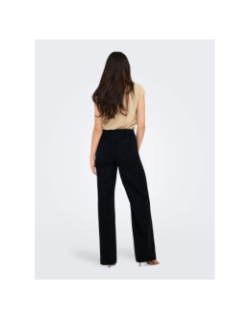 Jean large taille haute madeline noir femme - Only