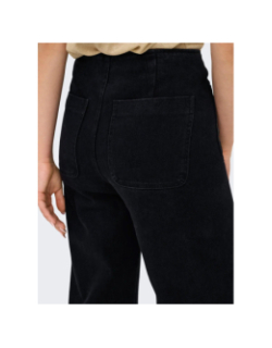 Jean large taille haute madeline noir femme - Only