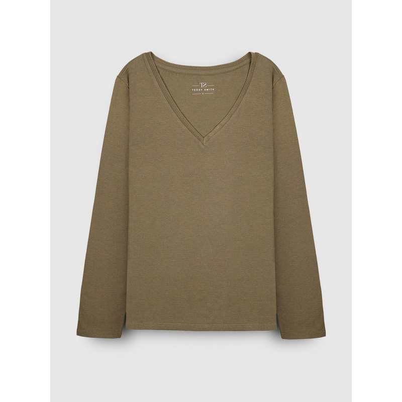 T-shirt manches longues miana vert femme - Teddy Smith