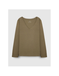 T-shirt manches longues miana vert femme - Teddy Smith