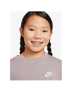 Sweat nsw club crew violet fille - Nike
